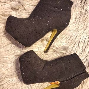 Sparkly booties